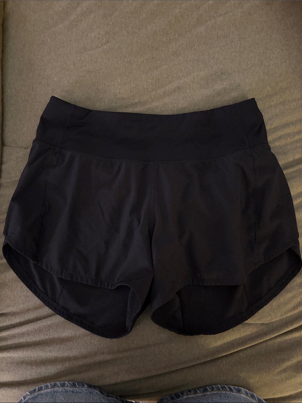 Women’s lululemon  Black Running Shorts - Lightweight Performance